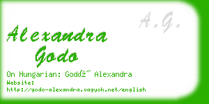 alexandra godo business card